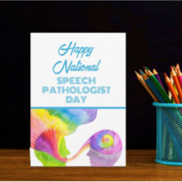 フラットハッピーナショナルスピーチ病理医のデイカード シーズンカード