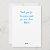 フラットハッピーナショナルフィジカルセラピー月カード シーズンカード (裏面)