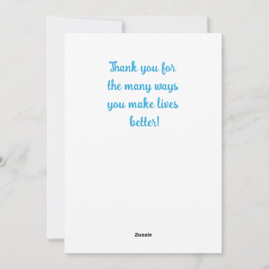 フラットハッピーナショナルフィジカルセラピー月カード シーズンカード (裏面)