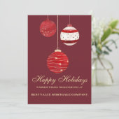 フラットハッピーホリデーズウォーターカラービジネス シーズンカード (スタンド正面)