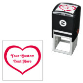 フラットハートアイコン セルフインキングスタンプ (インサイチュ)
