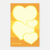 フラットハートアイコン ポストイット (正面)