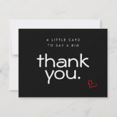 フラットビジネスモダンサンキューカード サンキューカード (正面)