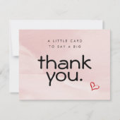 フラットビジネスモダンサンキューカード サンキューカード (正面)