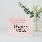 フラットビジネスモダンサンキューカード サンキューカード (スタンド正面)