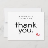 フラットビジネスモダンサンキューカード サンキューカード (正面)