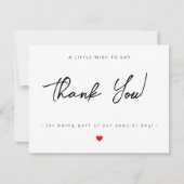 フラットビモダンジネスサンキューカード サンキューカード (正面)