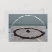 フラットビーチ迷路 サンキューカード (正面/裏面)