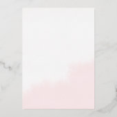 フラットフォイルブライダルシャワー招待カード 箔招待状 (裏面)