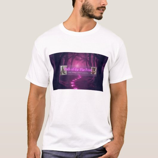 フラットフットの道の毎日着られるTシャツ Tシャツ (正面)