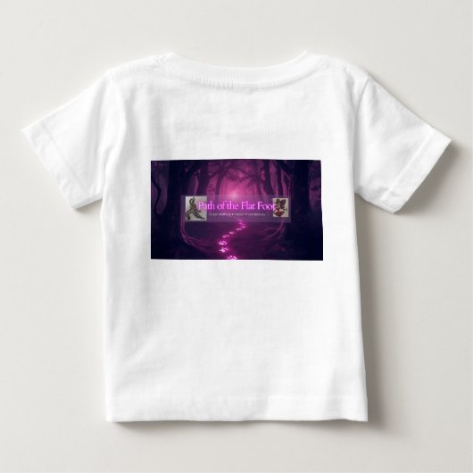 フラットフットベビー&チルドレンTシャツ ベビーTシャツ (裏面)