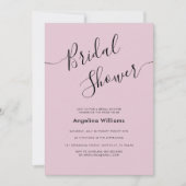 フラットブライダルシャワー招待カード 招待状 (正面)