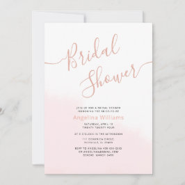 フラットブライダルシャワー招待カード 招待状