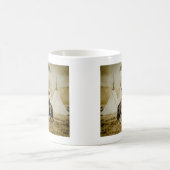 フラットヘッドインディアンヴィンテージ先住民アメリカンウォリアーズ コーヒーマグカップ (中央)