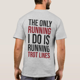 フラットヘッドナマズ魚釣りトートラインシャツ Tシャツ