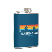 フラットヘッドレイクモンタナカヌー フラスク (右)