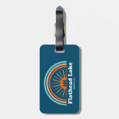 フラットヘッドレイクモンタナレインボー ラゲッジタグ (裏面縦)