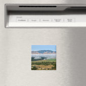 フラットヘッド川の上の雲 マグネット (インサイチュ (食洗機))