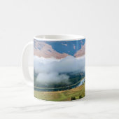フラットヘッド川の雲 コーヒーマグカップ (正面左)