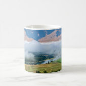 フラットヘッド川の雲 コーヒーマグカップ (中央)