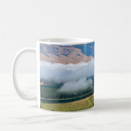 フラットヘッド川の雲 コーヒーマグカップ