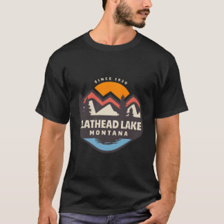 フラットヘッド湖 モンタナ州 Tシャツ