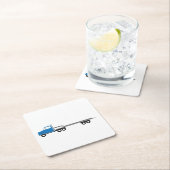 フラットベッドトラック スクエアペーパーコースター (インサイチュ)