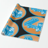 フラットベッドトラック ラッピングペーパー (アンロールド)