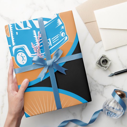 フラットベッドトラック ラッピングペーパー