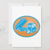 フラットベッドトラック 招待状 (正面)