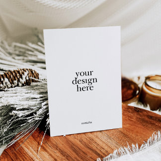 フラットホリデーカードの印刷 シーズンカード