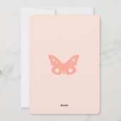 フラットホリデーカードハッピー50th誕生日神秘的 シーズンカード (裏面)