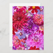 フラットホリデーカードラージフローラ シーズンカード (正面/裏面)