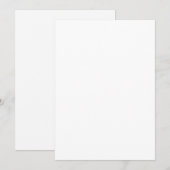 フラットホリデーカード独自の白を作成 シーズンカード (正面/裏面)