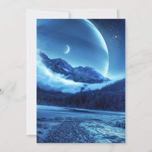 フラットホリデーカード5" x 7" シーズンカード (正面)