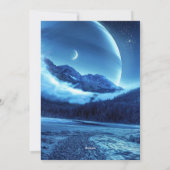 フラットホリデーカード5" x 7" シーズンカード (裏面)