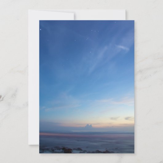 フラットホリデーカード5" x 7" シーズンカード (正面)