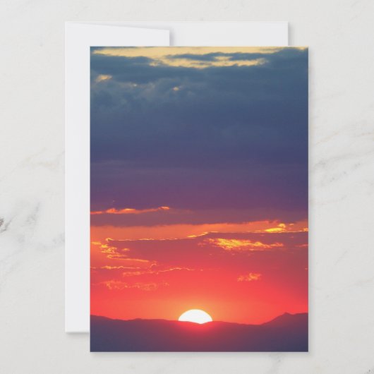 フラットホリデーカード5" x 7" シーズンカード (正面)