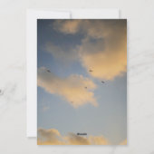 フラットホリデーカード5" x 7" シーズンカード (裏面)