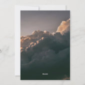 フラットホリデーカード5" x 7" シーズンカード (裏面)