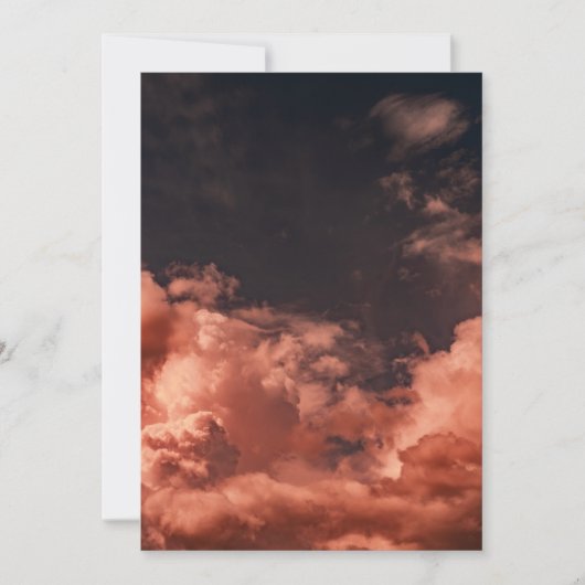 フラットホリデーカード5" x 7" シーズンカード (正面)