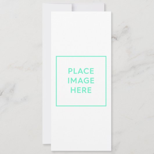 フラットホリデーカード、サイズ： 4インチx 9.25インチ シーズンカード (正面)