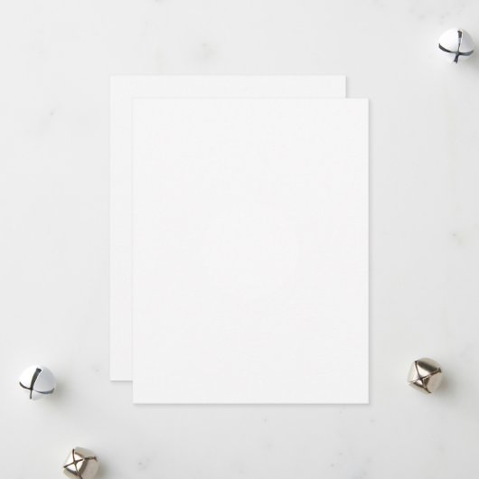 フラットホリデーカード、サイズ： 4.25インチx 5.5インチ、紙: Matt シーズンカード (正面/裏面インサイチュ)