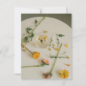 フラットホリデーカード、サイズ： 4.25インチx 5.5インチ、紙: Matt シーズンカード (裏面)