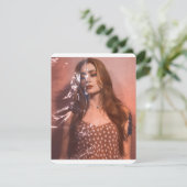 フラットホリデーカード、サイズ： 4.25インチx 5.5インチ、紙: Matt シーズンカード (スタンド正面)