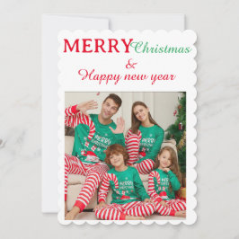 フラットホリデーカード、サイズ：5インチ×7インチ、紙：クラフト紙、コ シーズンカード