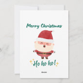 フラットホリデーカード シーズンカード (裏面)