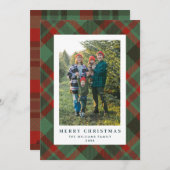 フラットホリデーカード シーズンカード (正面/裏面)