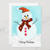 フラットホリデーカード シーズンカード (正面/裏面)