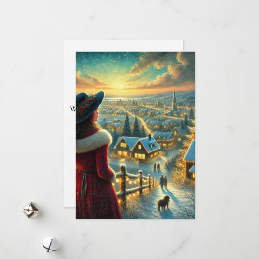 フラットホリデーカード シーズンカード (正面/裏面インサイチュ)